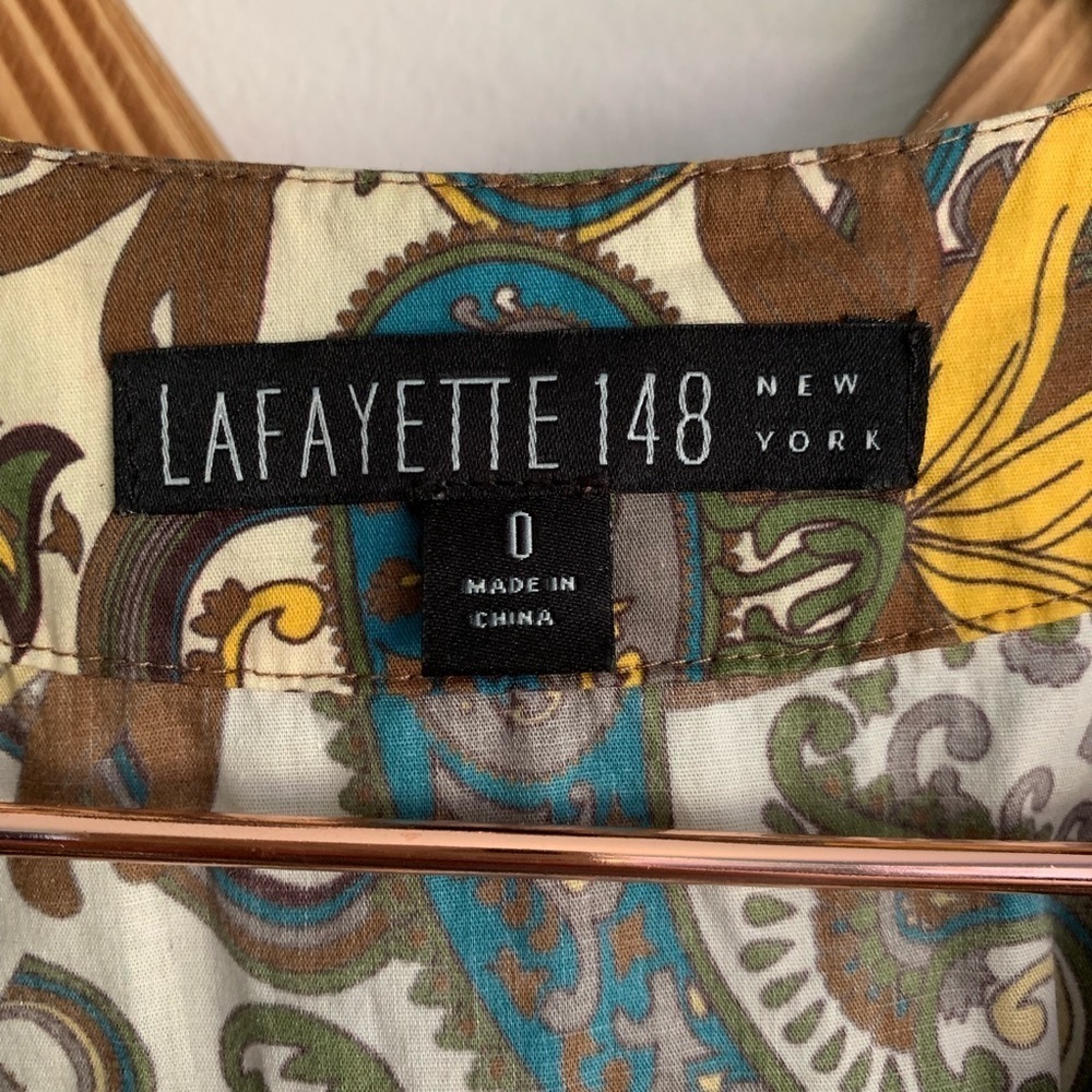 Lafayette 148 Vintage Paisley Print Tunic - Picture 4 of 6